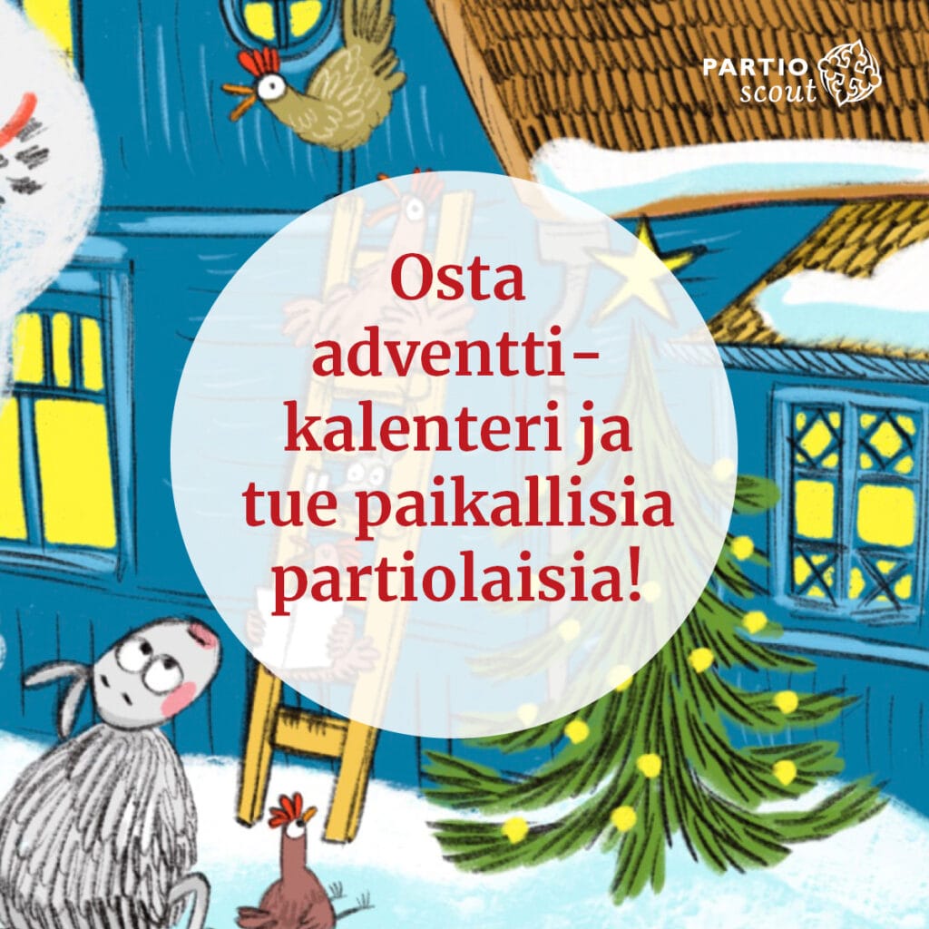 Osta adventtikalenteri ja tue paikallisia partiolaisia!